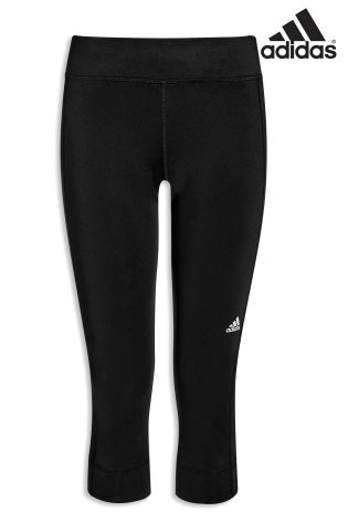 adidas Black Run 3/4 Tight